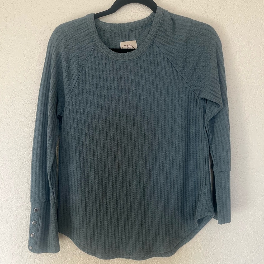 S Turquoise long sleeve shirt